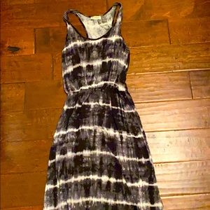 Black tie dye dress